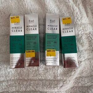 Rael Beauty Miracle Clear PM Serum Set 2000 & 5000 Microcrystal Spicule 4pk